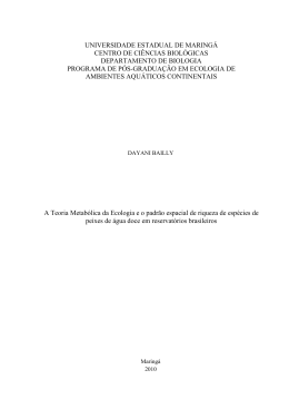 universidade estadual de maringá centro de ciências biológicas