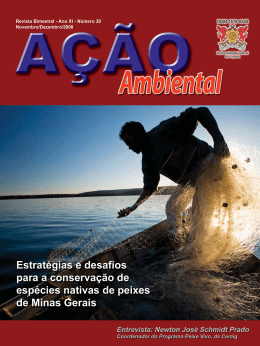 Edi&ccedil;&atilde;o 39 - Estrat&eacute;gias e desafios para a conserva&ccedil;&atilde;o de