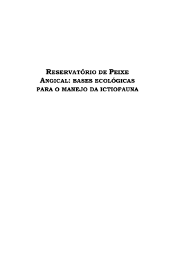Livro Ictiofauna da UHE Peixe Angical - 2008