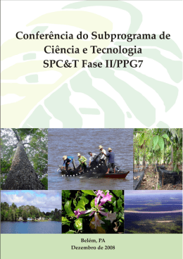 Anais - Conf&ecirc;rencia SPCT Fase II - Bel&eacute;m