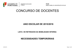 CONCURSO DE DOCENTES