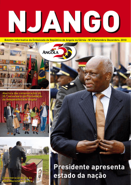 Presidente apresenta estado da na&ccedil;&atilde;o