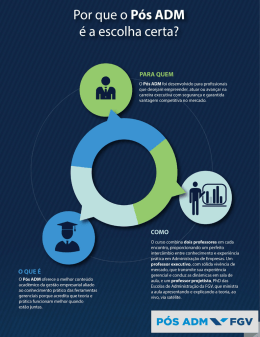 Por que o P&oacute;s ADM