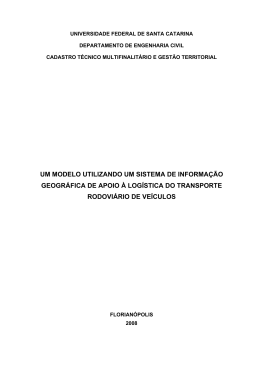 UNIVERSIDADE FEDERAL DE SANTA CATARINA