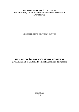 revis&atilde;o de literatura