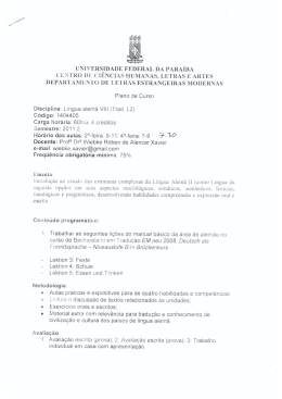1404405 – Língua Alemã VIII Trad L2 2011.2