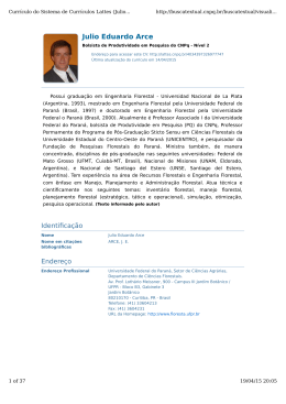 Julio Eduardo Arce - Facultad De Ciencias Agrarias Y Forestales