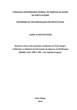 FUNDA&Ccedil;&Atilde;O UNIVERSIDADE FEDERAL DE CI&Ecirc;NCIAS