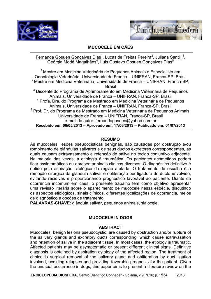 Mucocele labial cie 10