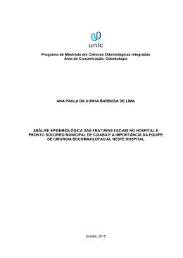 Programa de Mestrado em Ci&ecirc;ncias Odontol&oacute;gicas Integradas &Aacute;rea