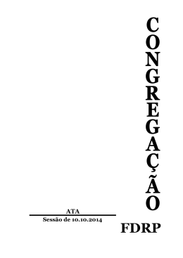 45&ordf; Sess&atilde;o Ordin&aacute;ria &ndash; 10/10/2014