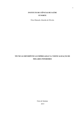 1 INSTITUTO DE CI&Ecirc;NCIAS DE SA&Uacute;DE FUNORTE &Eacute;rica Manuela