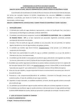Analista Administrativo e Sociocultural