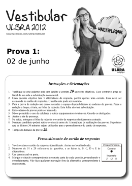 Prova reduzida