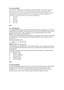 01 - (Ufscar SP/2007) - Curso e Colégio Acesso