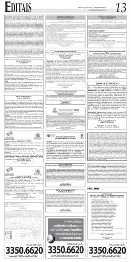 PROCLAMAS - Bem Paran&aacute;