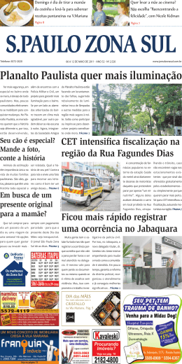 PDF - Jornal São Paulo Zona Sul