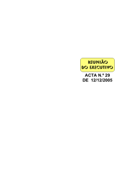 ACTA DA REUNI&Atilde;O - C&acirc;mara Municipal de Santar&eacute;m