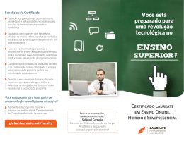 folheto informativo