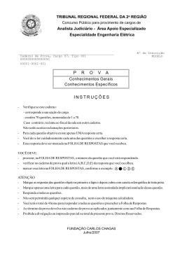 TJ-DF - CESPE - 2007