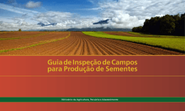 Guia de Inspe&ccedil;&atilde;o de Campos para Produ&ccedil;&atilde;o de Sementes