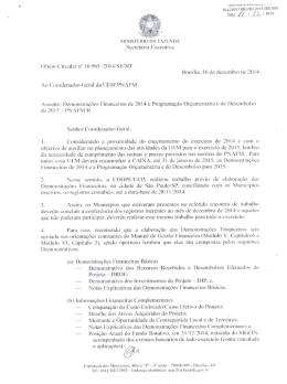 Data lL I&Aacute;LJ 2014 - Unidade de Coordena&ccedil;&atilde;o de Programas