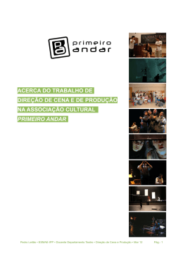 Primeiro Andar Associa&ccedil;&atilde;o Cultural