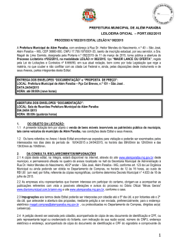 Edital - Not&iacute;cias de Al&eacute;m Para&iacute;ba