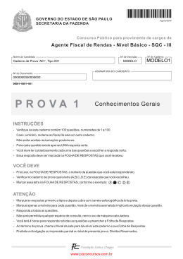 Prova - Central de Concursos