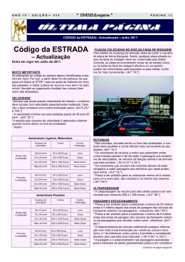 Código da ESTRADA - Site dos Seguros