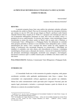 As principais metodologias utilizadas na educação dos