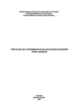 pr&aacute;ticas de letramentos na educa&ccedil;&atilde;o bil&iacute;ng&uuml;e para