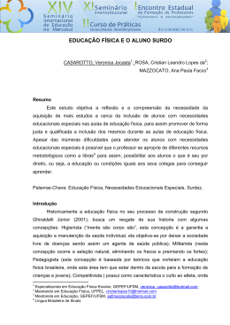 educacao fisica e o aluno surdo