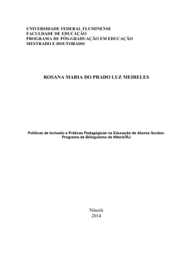 pol&iacute;ticas de inclus&atilde;o e pr&aacute;ticas pedag&oacute;gicas na