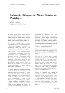 Educação Bilingue de Alunos Surdos de Portalegre
