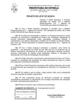 Projeto de Lei n° 227-02/2014 – Executivo
