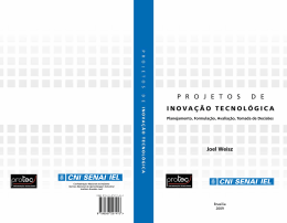 Projetos de inova&ccedil;&atilde;o tecnol&oacute;gica