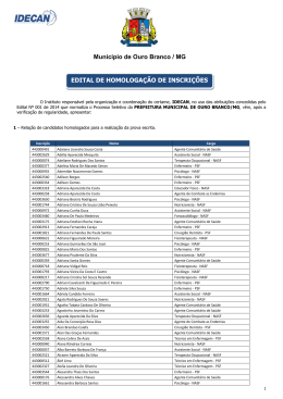 MUNICÍPIO DE SÃO JOSÉ DE UBÁ