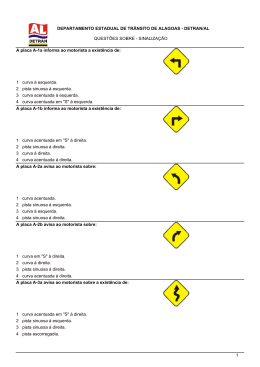 Sinaliza&ccedil;&atilde;o