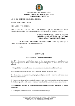 - Prefeitura Municipal de Boa Vista