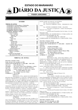 I&Aacute;RIO DA JUSTI&Ccedil; - Portal do Poder Judici&aacute;rio do Estado do Maranh&atilde;o