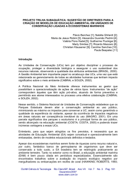 projeto trilha subaqutica - Moodle USP do Stoa