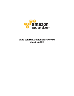 Visão geral da Amazon Web Services
