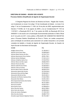 veja aqui a rela&ccedil;&atilde;o de inscritos