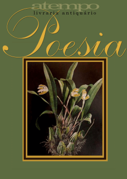 1. POESIA - ATempo Livraria Antiquario