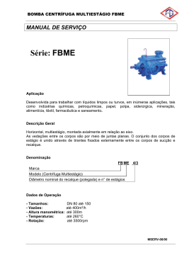 S&eacute;rie: FBME - Site Fabricadora de Bombas