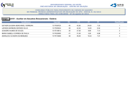 resultado final - Vestibular