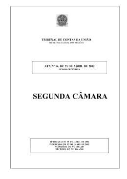 14 - Tribunal de Contas da União