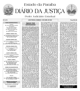 Diario da Justi a 29-05-2001 - Tribunal de Justi&ccedil;a da Para&iacute;ba