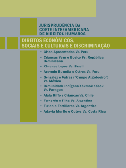 Direitos Econômicos, Sociais, Culturais e Discriminação